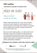 Pěšky do školy již brzy